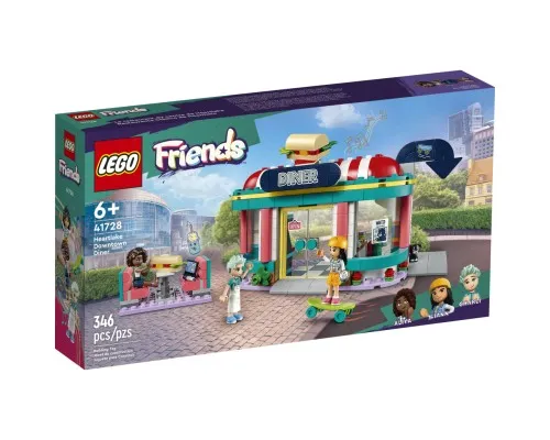 Конструктор LEGO Friends Хартлейк Сити: ресторанчик в центре города 346 деталей (41728)