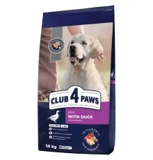Сухий корм для собак Club 4 Paws Преміум. Для великих порід з качкою 14 кг (4820215368957)