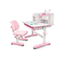 Парта зі стільцем Evo-kids Panda XL pink (BD-29 PN)