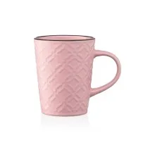 Чашка Ardesto Relief 320 мл Pink (AR3474P)