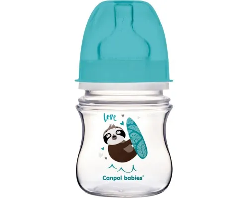 Пляшечка для годування Canpol babies EasyStart - Toys з широким отвором 120 мл (35/220_blu)