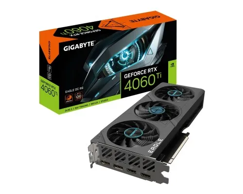 Видеокарта GIGABYTE GeForce RTX4060Ti 8Gb EAGLE OC (GV-N406TEAGLE OC-8GD)