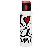 Бутылка для воды Herevin Hanger I Love Run 0.5 л (161417-010)