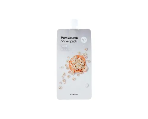Маска для лица Missha Pure Source Pocket Pack Pearl Ночная с жемчугом 10 мл (8806185781824)