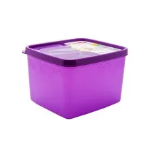Харчовий контейнер Irak Plastik Alaska квадратний 1,2 л фіолетовий (5509)