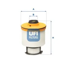 Фільтр паливний UFI 26.139.00