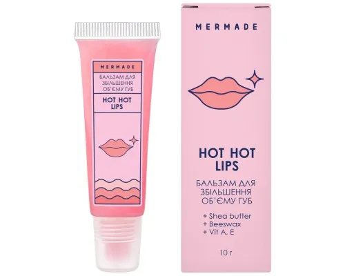 Бальзам для губ Mermade Hot Hot Lips Для збільшення обєму губ 10 г (4820241302093)