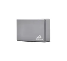 Блок для йоги Adidas Yoga Block ADYG-20100FOAM Уні 22.8x15.2x7.6 см Сірий (885652004121)