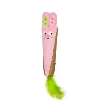 Іграшка для котів GiGwi Rookie Hunter Кролик рожевий з шарудінням 38 см (2229)