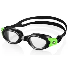 Очки для плавания Aqua Speed Pacific 015-38 6647 чорний, зелений OSFM (5908217666475)