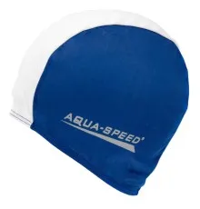 Шапка для плавания Aqua Speed Polyester Cap 091-15 5764 синій, білий Уні OSFM (5908217657640)
