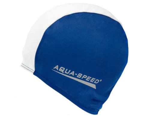 Шапка для плавання Aqua Speed Polyester Cap 091-15 5764 синій, білий Уні OSFM (5908217657640)