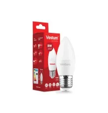 Лампочка Vestum C37 8W 4100K 220V E27 (1-VS-1309)