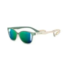 Детские солнцезащитные очки Suavinex с лентой, полукруглая форма, 3-8 лет, зелено-бежевые. (308550)