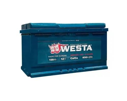 Акумулятор автомобільний Westa 6CT-100 А WPR100