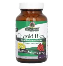 Витаминно-минеральный комплекс Nature's Answer Смесь для щитовидной железы, Thyroid Blend, 90 вегетарианских (NTA-26592)
