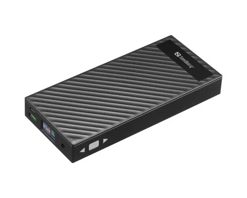 Батарея универсальная Sandberg 30000mAh PD/100W, DC/3-24V/120W, QC/3.0 (420-88)