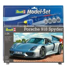 Сборная модель Revell Набор автомобиль Porsche 918 Spyder уровень 4 масштаб 1:24 (RVL-67026)