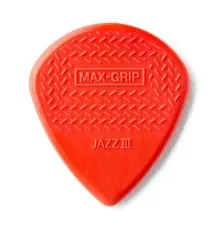 Медіатор Jim Dunlop Max-Grip Jazz III Nylon Pick 6 шт. (471P3N)