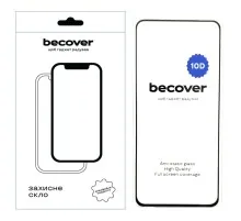 Скло захисне BeCover Realme 12 Plus 10D Black (712343)
