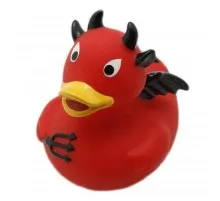 Іграшка для ванної Funny Ducks Чёрт утка (L1829)