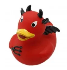 Игрушка для ванной Funny Ducks Чёрт утка (L1829)