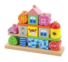 Розвиваюча іграшка Viga Toys Кубики Город (50043)