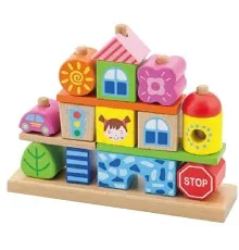 Розвиваюча іграшка Viga Toys Кубики Город (50043)