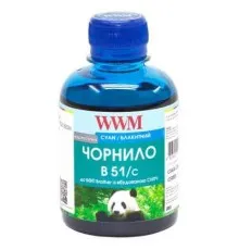 Чорнило WWM Brother DCP-T300/T500W/T700W 200г Cyan Water-soluble (B51/C)