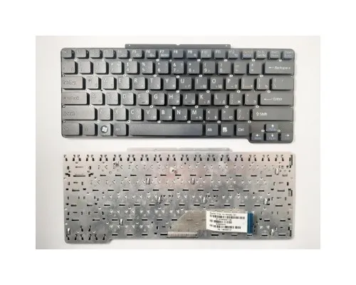 Клавіатура ноутбука Sony VGN-SR series черная без рамки UA (A43212)