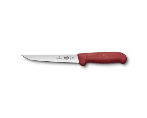 Кухонный нож Victorinox Fibrox обвалочный 15 см, красный (5.6001.15)