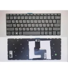 Клавиатура ноутбука Lenovo IdeaPad 320-14ISK,320S-14IKB/14IBR серая UA (A46116)