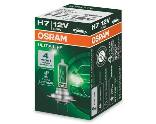 Автолампа Osram галогенова 55W (OS 64210 ULT)