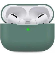 Чехол для наушников MakeFuture Apple AirPods Pro Silicone Green (MCL-AAPGN)