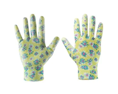 Захисні рукавички Verto нітрилові покриттям, р. 7 (97H140)