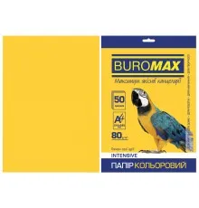 Папір Buromax А4, 80g, INTENSIVE yellow, 50sh (BM.2721350-08)