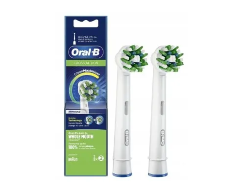 Насадка для зубной щетки Oral-B Cross Action EB50RB CleanMaximiser (2)