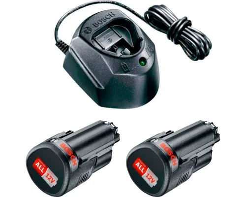 Акумулятор до електроінструменту Bosch PBA 2x12В, 1.5Аг і ЗП GAL 1210 CV (1.600.A01.L3E)