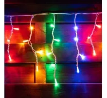 Гірлянда YES! Fun штора LED вулична 80 ламп, IP65, багатобарвна (801169)