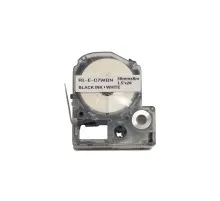 Стрічка для принтера етикеток UKRMARK RL-E-C7WBN-BK/WT, аналог LC7WBN. 36 мм х 8 м (CELC7WBN)