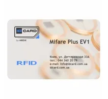 Смарт-карта IDCard Mifare Plus EV1 (01-035)