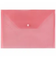Папка - конверт Comix А4, прозрачная красная (FOLD-COM-C330-R)