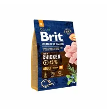 Сухий корм для собак Brit Premium Dog Adult M 3 кг (8595602526352)