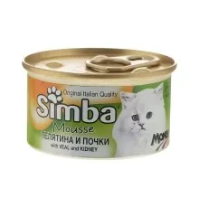 Консервы для кошек Simba Cat Wet телятина 85 г (8009470009409)