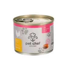 Консерви для собак Pet Chef паштет з куркою 200 г (4820255190129)
