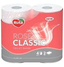 Туалетний папір Ruta Classic Рожевий 2 шари 4 рулони (4820202894131)