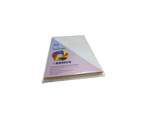 Бумага Romus A4 160 г/м2 125sh, 5colors, Mix Pastel (R50881)