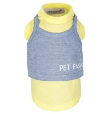Борцівка для тварин Pet Fashion Denim XS-2 жовта з синім (4823082424801)