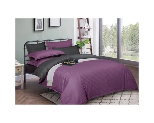 Підковдра MirSon Satin Stripe 30-0009 + 30-0012 Violetta 220х240 см (2200005258255)