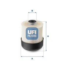 Фільтр паливний UFI 26.115.00